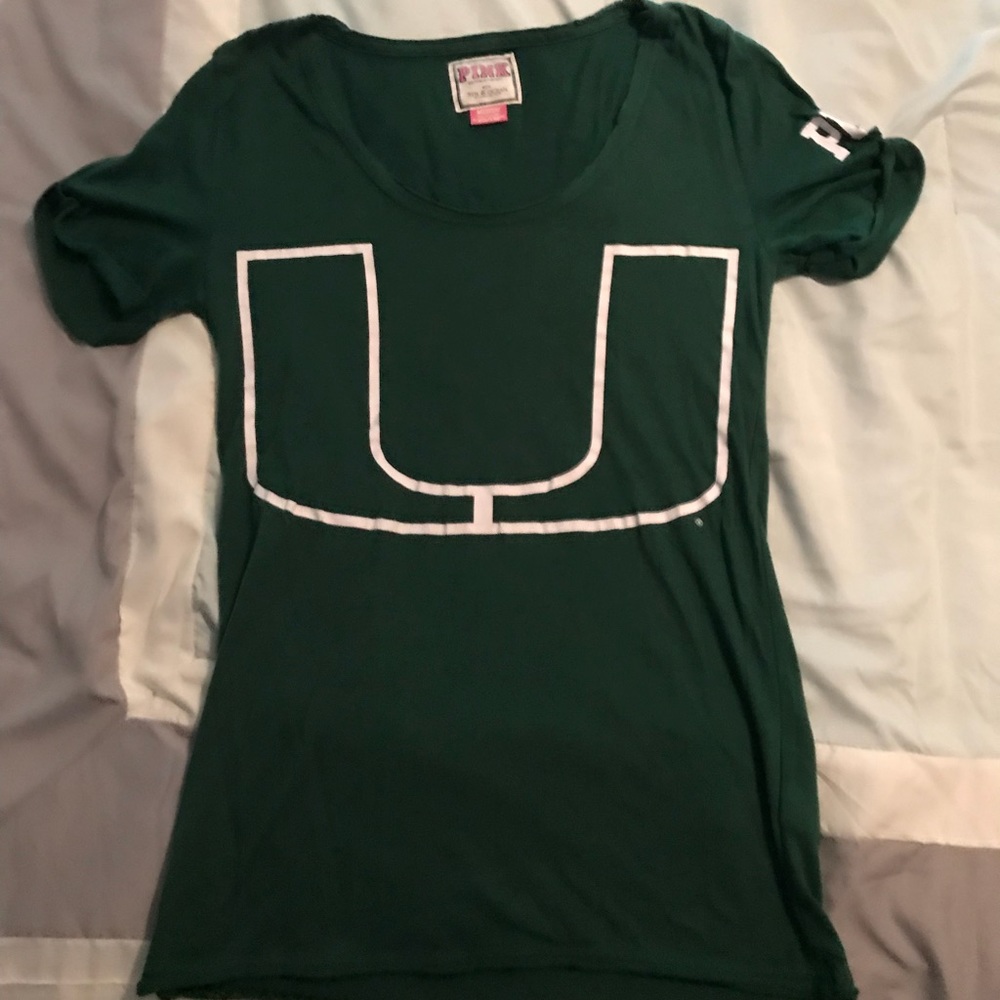 VS PINK University of Miami shirt
